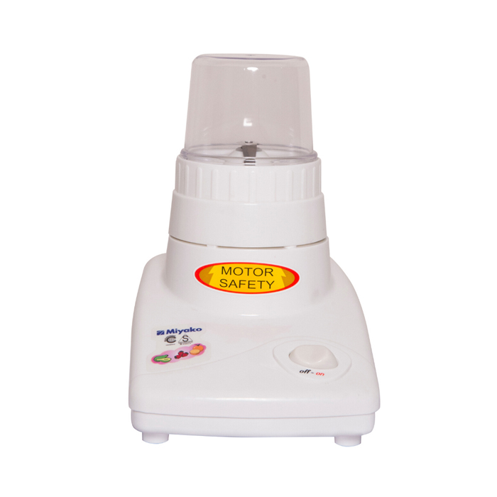 Miyako Blender Plastik 1 Liter 2in1 - BL301PLW | BL-301 PLW White